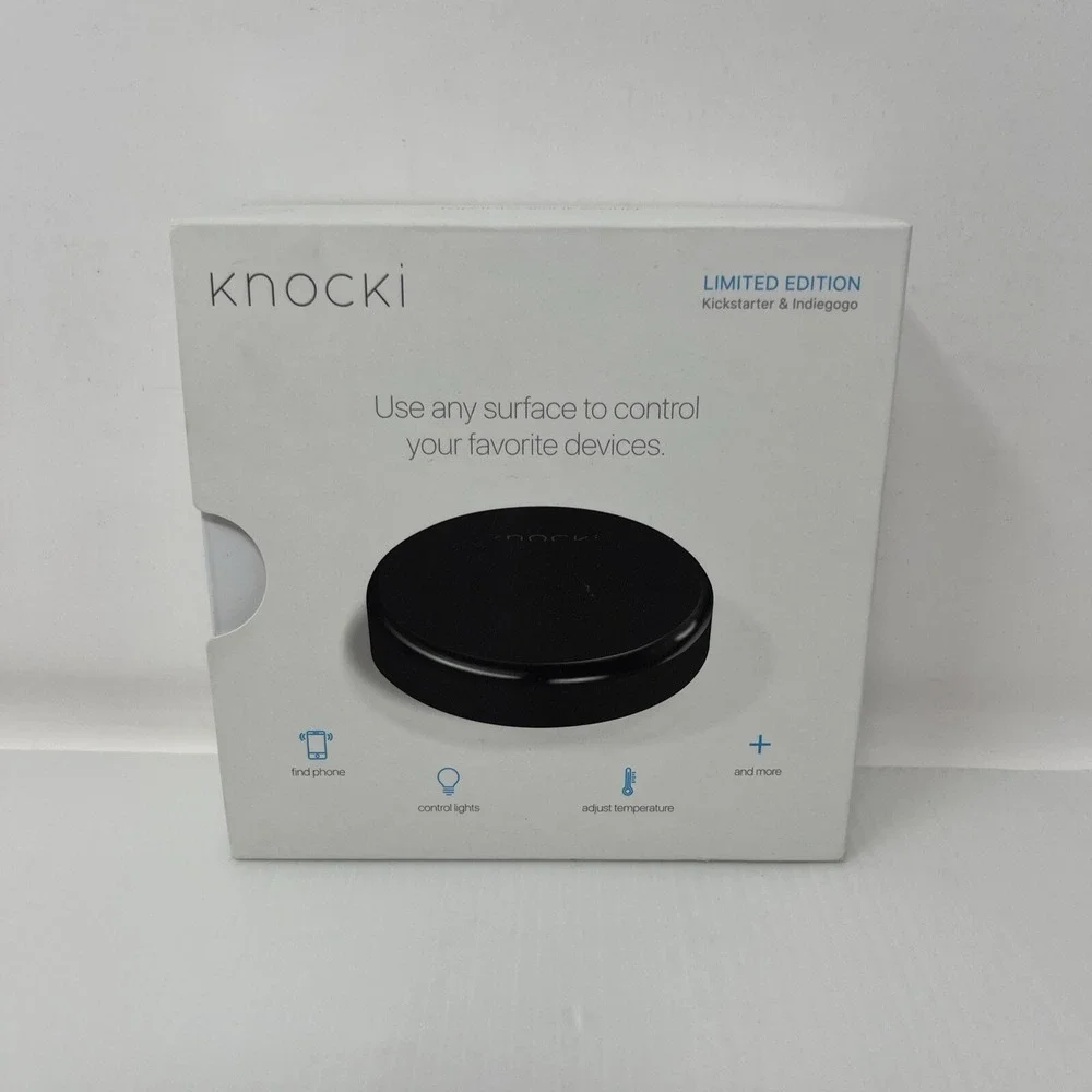 Knocki Gesture Control Smart Home Devices Limited Edition Kickstarter Sealed NEW